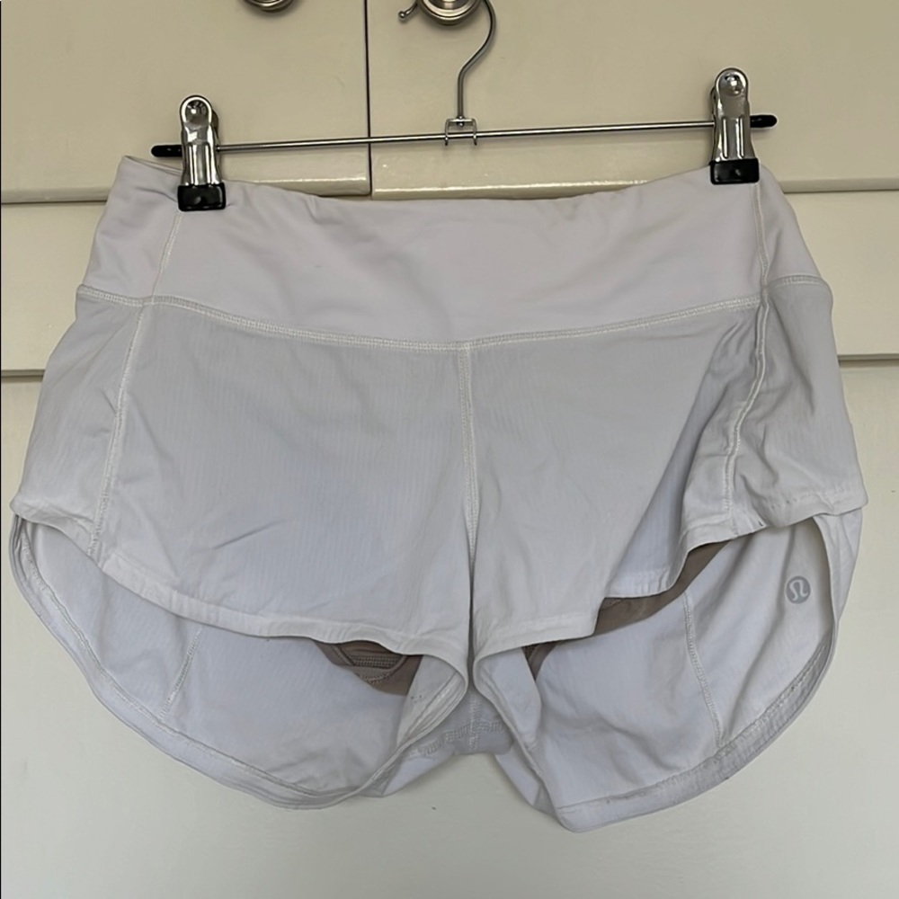 Lululemon Speed Up White Short
